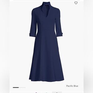 Black Halo Pacific Blue A-Line Dress